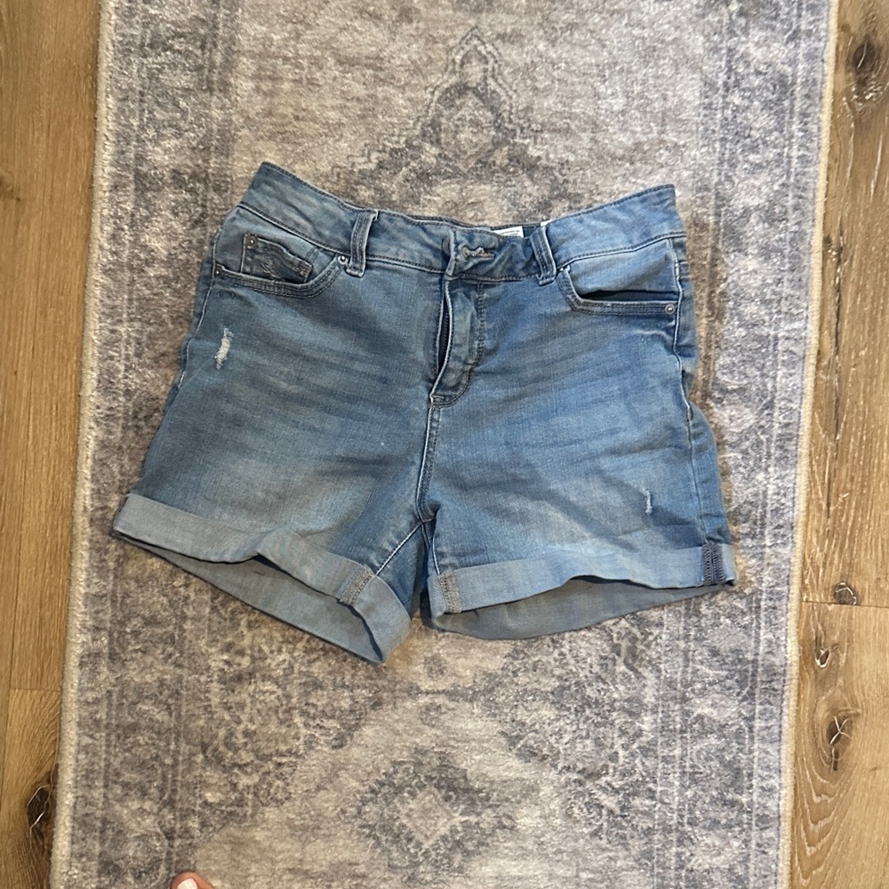 Time and Tru Light Blue Jean Shorts